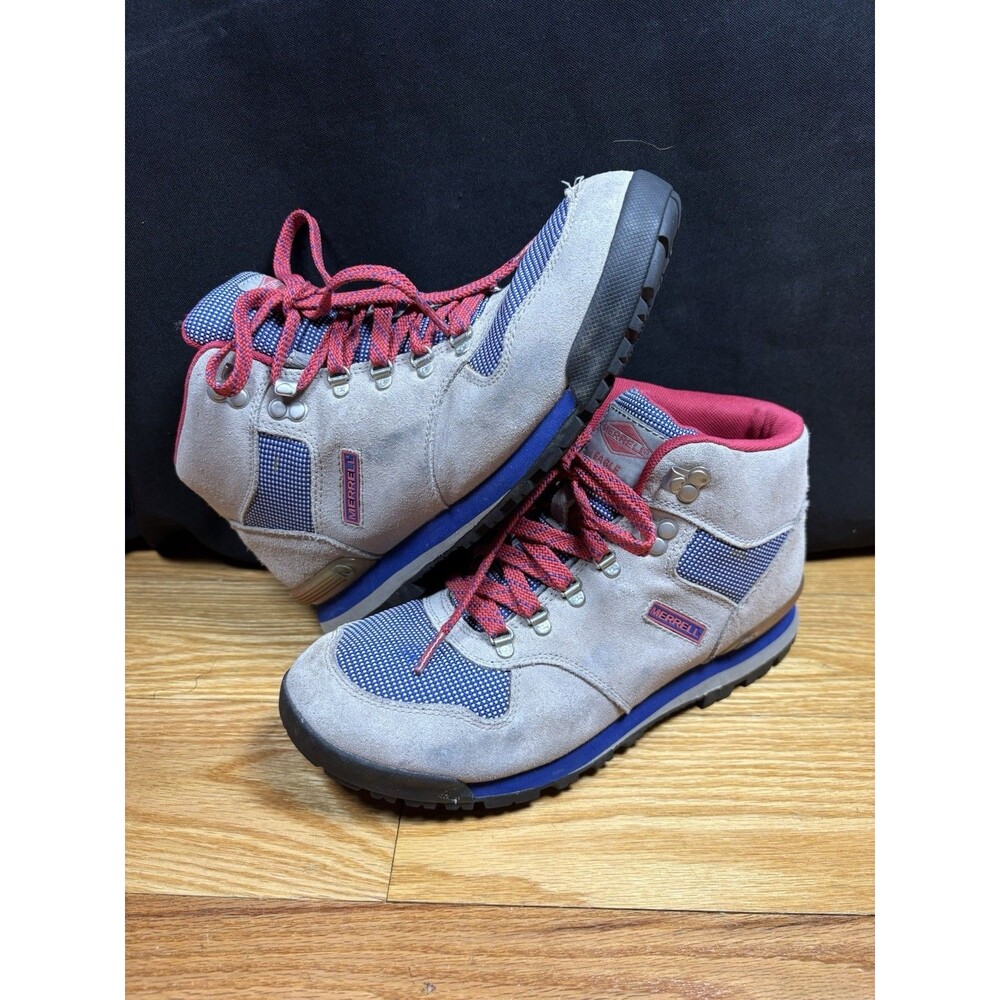 Merrell Eagle Origins Smoke Womens Size 8.5 Brown Pink Boots Hiking Camping